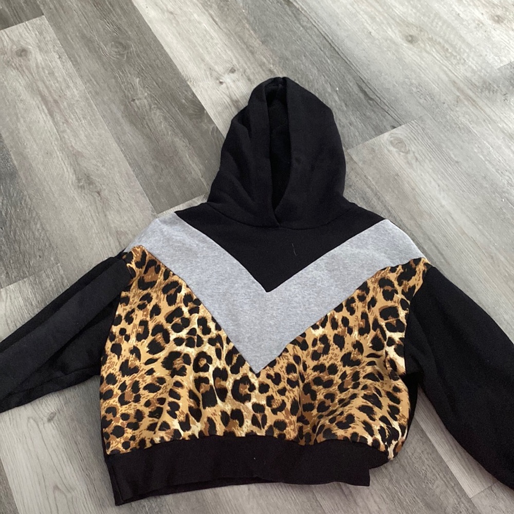 Zara crop hoodie